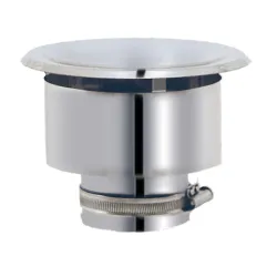 Chapeau anti-pluie protection vent inox 316 6/10è, Tubage rigide