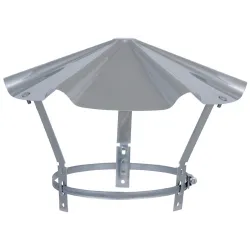 Chapeau Parepluie Inox D130-167Mm