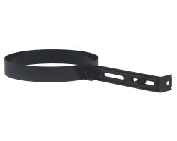 Collier A Pointe  Email Noir Mat D80Mm