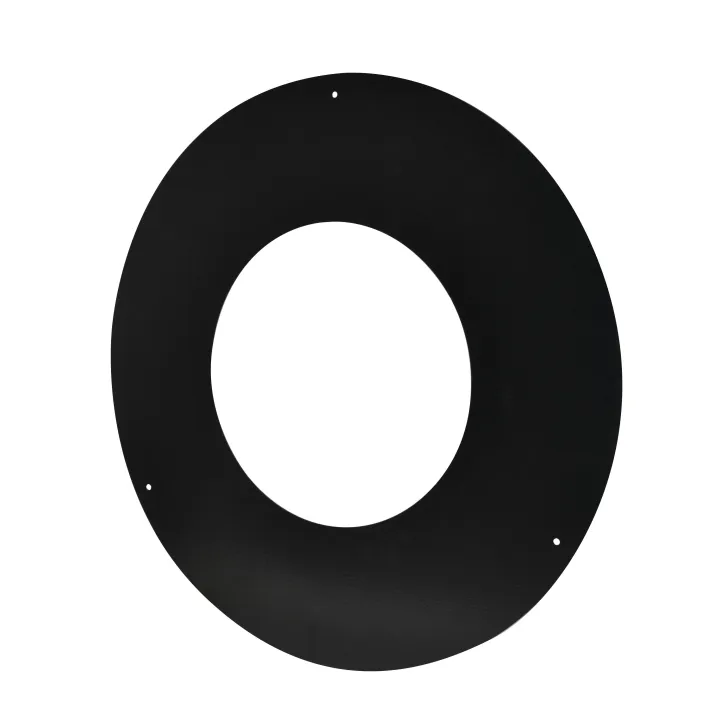 Rosace Dp Noir Mat D153Mm