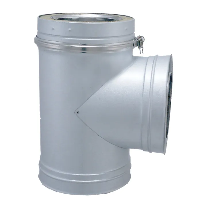 Té  Nu Isole Inox-Aluzinc D153Mm