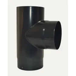 Te 90° + Tampon Email 1.2Mm Noir Diamètre 150 - Isotip Joncoux
