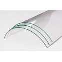 Verre vitrocéramique courbe pour insert et poele à bois de la marque ABC - 2012