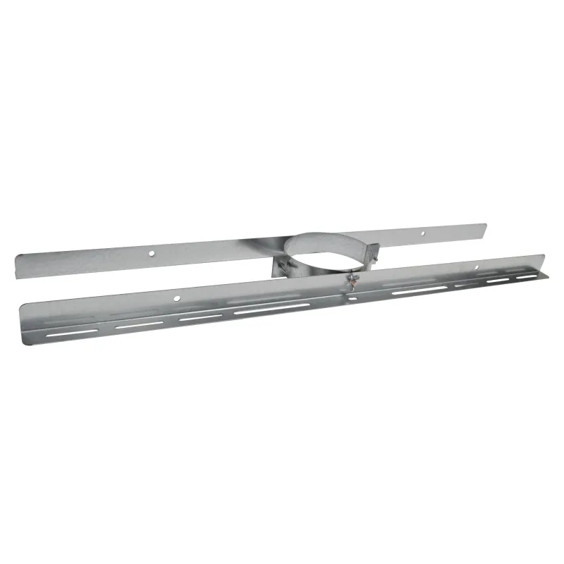 Grille D'Assemblage D125 Noir Pour Cheminée - Plastique, 71 Cm - Neuf