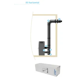 Kit raccordement étanche horizontal