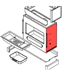 Panneau latéral de tuile 204x320 lavande BNr 820.082 - Olsberg