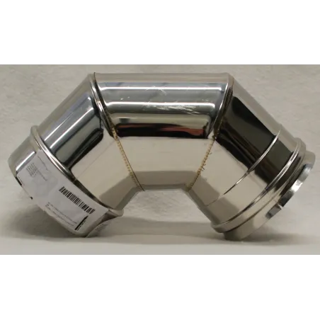 Coude 90° concentrique inox Coude 90° concentrique inox