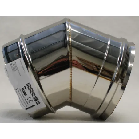 Coude 45° concentrique inox Coude 45° concentrique inox