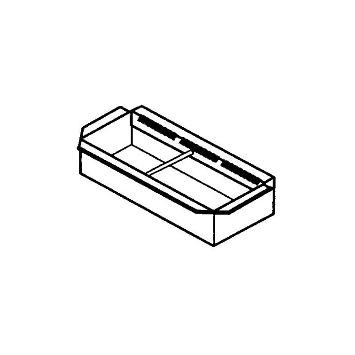 Ens. Cendrier -Peint Noir pour poele à bois Deville