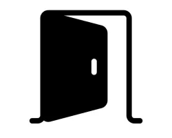 Porte Droite pour poele à bois Deville