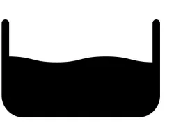 Appui-Joint -Peint Noir pour poele à bois Deville