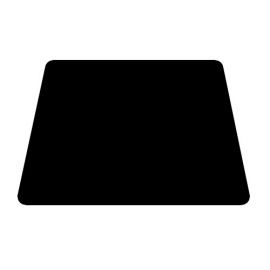 Plaque Support Corps -Peint Noir pour poele à bois Deville