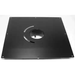 Plaque de propreté carrée 40*40 noire