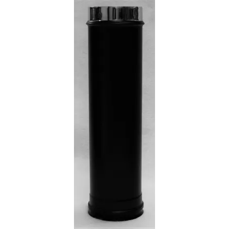 Tuyau 0,50m concentrique noir mat inox 316/304 Tuyau 0,50m concentrique noir mat inox 316/304