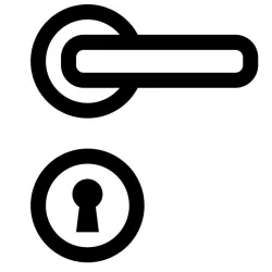 Poignee De Porte Em Version 2 - Supra Réf 91113