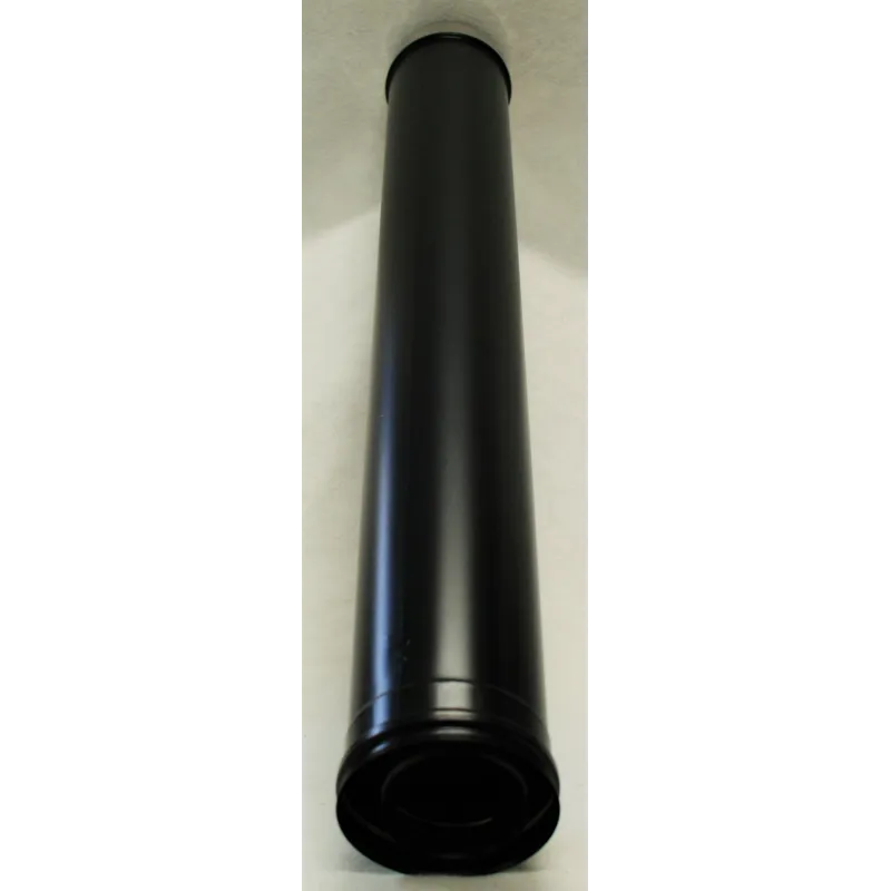 Tuyau 1m concentrique noir mat inox 316/304 Tuyau 1m concentrique noir mat inox 316/304