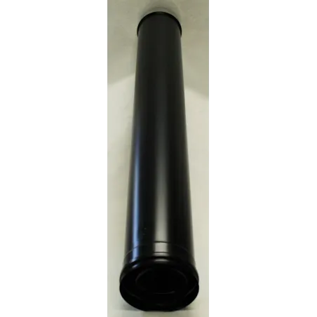 Tuyau 1m concentrique noir mat inox 316/304 Tuyau 1m concentrique noir mat inox 316/304