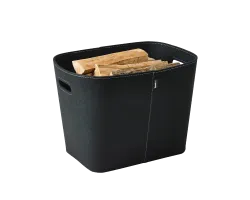 Rangement Bois/Granules Feutrine Noir Felt - Ref DN-005.1402 Rangement Bois/Granules Feutrine Noir Felt - Ref DN-005.1402