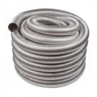 Tuyau Flexible Pour Cheminée Ou Four - Acier Inoxydable 1.4404 Simple Peau - Duma-Tech