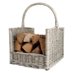 Panier pour bûches Gris