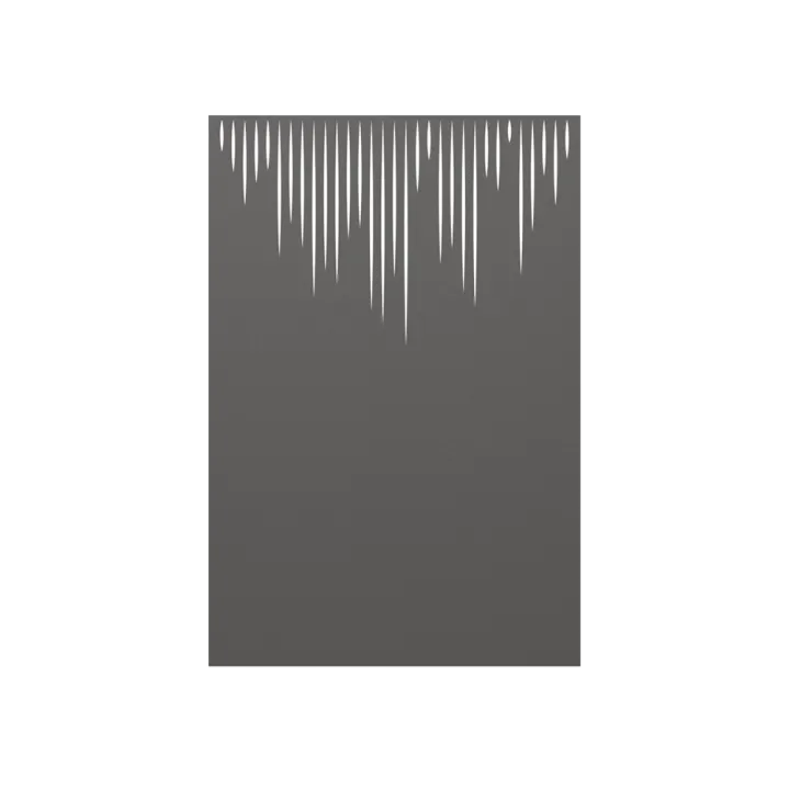 Protection murale motif haut pour poêle à bois - Meteor