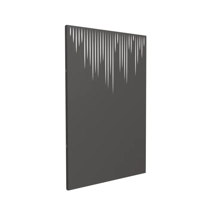 Protection murale motif haut pour poêle à bois - Meteor