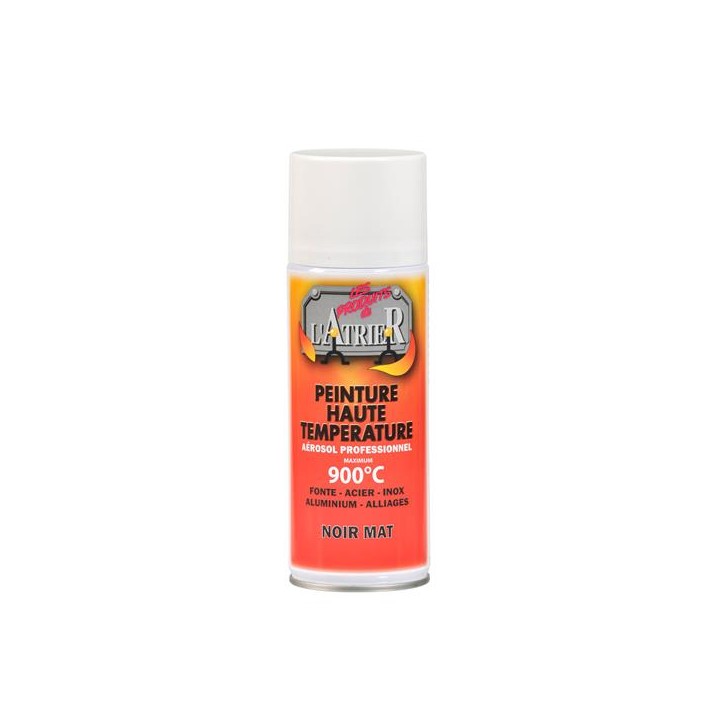 Bombe De Peinture Noir Mat 400Ml