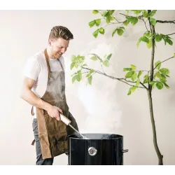 Tablier en cuir pour barbecue et grillades, idée cadeau fête des pères