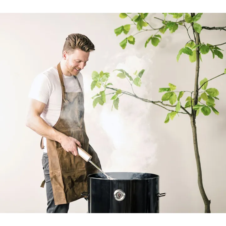 Tablier en cuir pour barbecue et grillades, idée cadeau fête des pères
