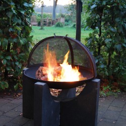 Pare feu pliable - pare etincelles pour barbecue de jardin - Ersho