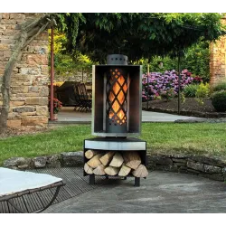 Pare feu pliable - pare etincelles pour barbecue de jardin - Ersho