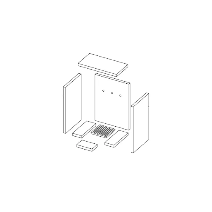 Set de pierres thermiques pour poêle Hase Delhi 114 - référence 204726