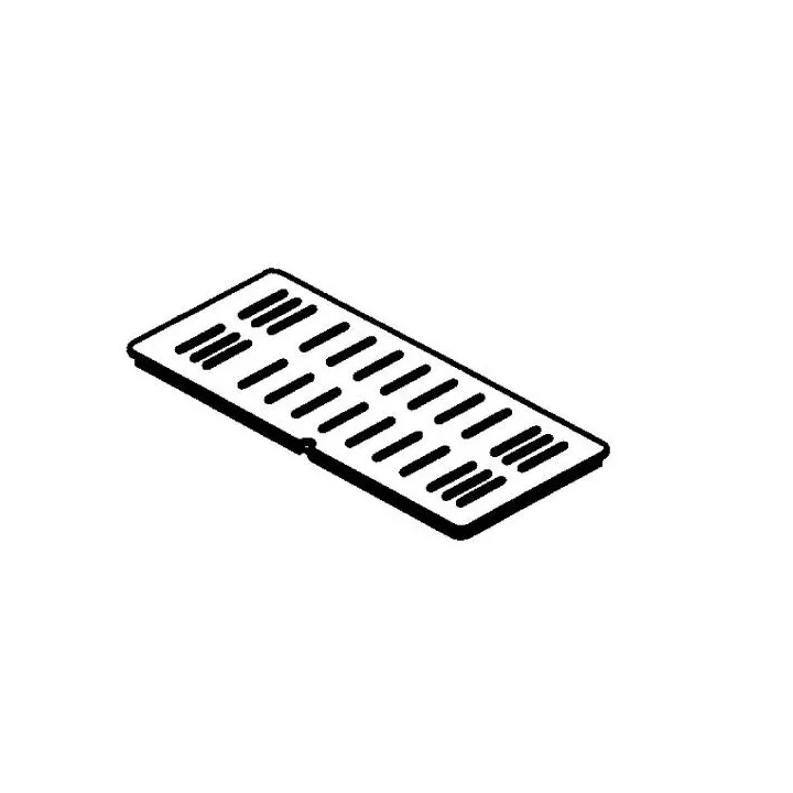 Grille foyère complète pour poêle Hase Delhi 114 - référence 205144