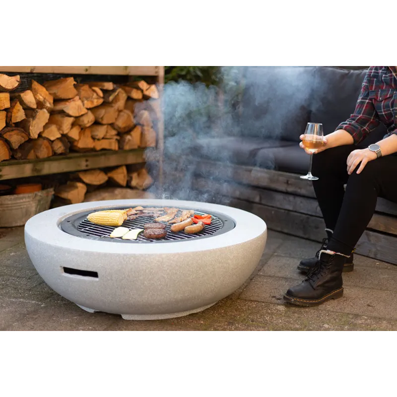 BRASERO - ACCESSOIRE DE BRASERO Brasero Barbecue Rond Jardin