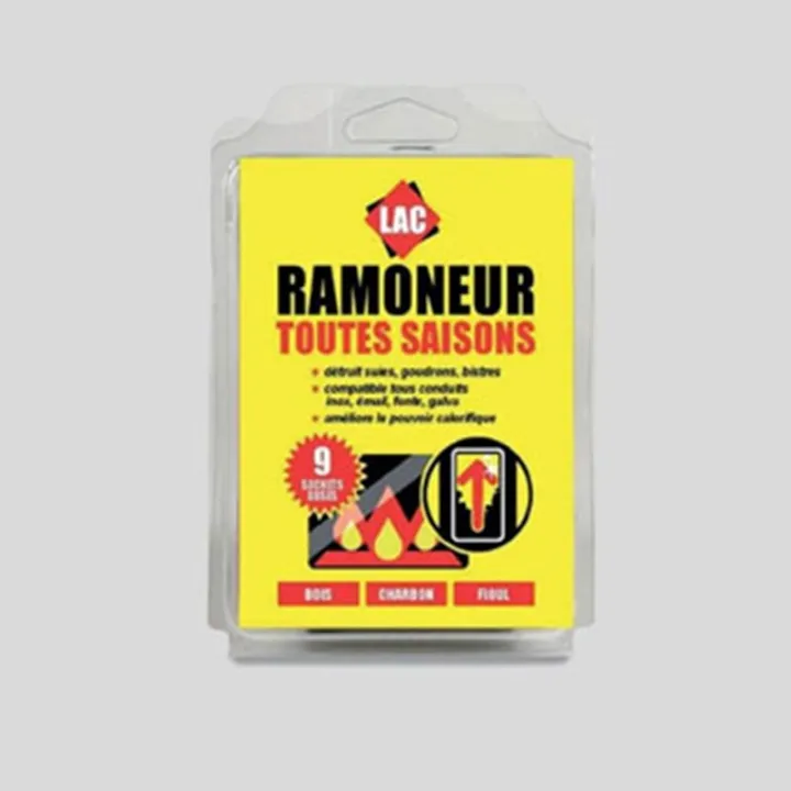Sachets de ramonage Ramoneur toutes saisons tous conduits 9 doses - Ersho