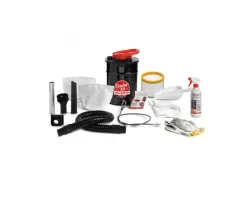 kit nettoyage poele ou insert, aspirateur, kit ramonage, filtres, produits et chiffons - Ersho
