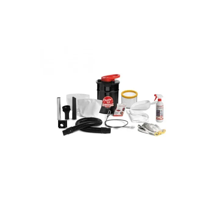 kit nettoyage poele ou insert, aspirateur, kit ramonage, filtres, produits et chiffons - Ersho