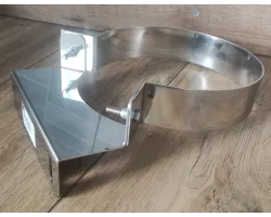 Bride murale simple paroi ø180 mm - Isotip Joncoux