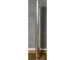 Elément droit 100 + joint silicone inox pellets Ø80 - Ersho