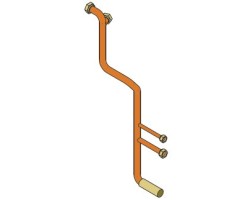 Tuyau retour eau dans la chaudière - Ref 4160318 - MCZ