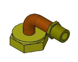 Tuyau retout eau dans la pompe - Ref 41501201400 - MCZ