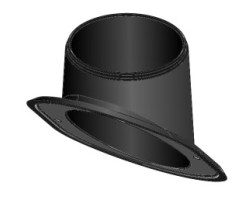 Tuyau sortie des fumées en fonte - Ref 41301004100 - MCZ