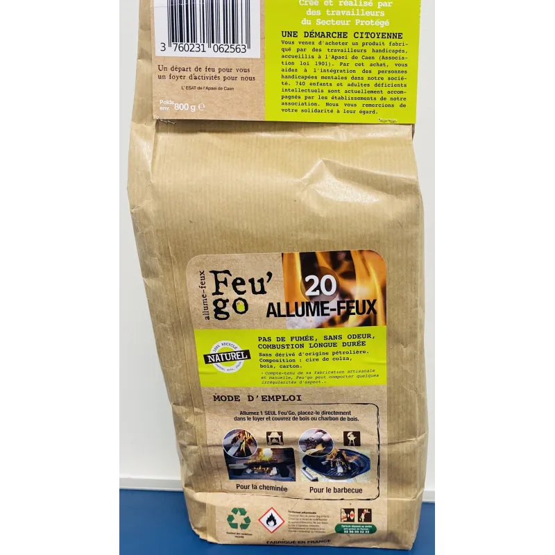 Bois D'Allumage Pour Cheminée, Poêle, Barbecue - 5 Sacs De 3 Kg, Bois Flotté Sec Dans Filet