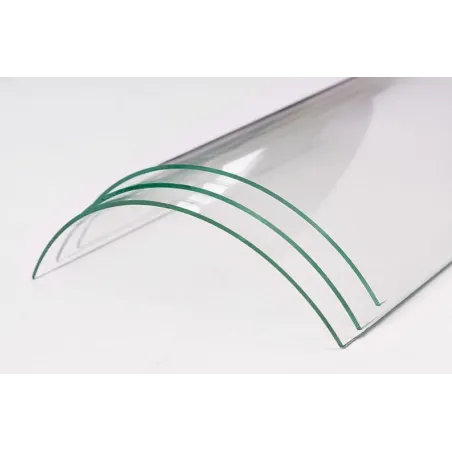 Verre vitrocéramique courbe pour insert et poele à bois de la marque ROMOTOP - Stromboli Verre vitrocéramique courbe pour insert et poele à bois de la marque ROMOTOP - Stromboli