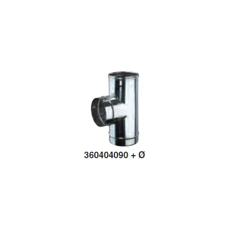 Té à 90° ø150mm - Tubest Té à 90° ø150mm - Tubest