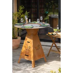 Brasero Table Bois Ou Gaz Magma