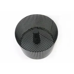 Panier noir à pellets, panier brûleur à granulés, braséro  intérieur/extérieur - longueur 40 x profondeur 23 x hauteur 20 cm -  Conforama