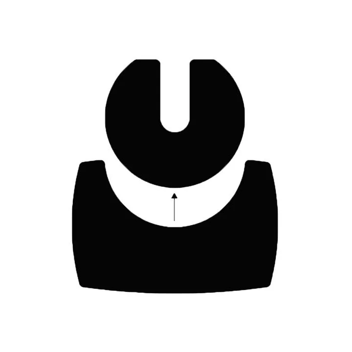 Plaque de sol duo 58x53 cm 85x55 cm Dixneuf - Réf 017.PSD1N3