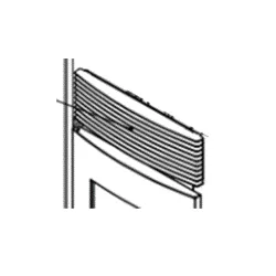 Grille Convection Silver Ceramique Réf 40337 - Supra