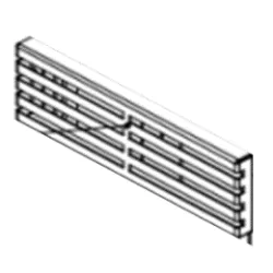 Grille Convection Silver Supra - Supra